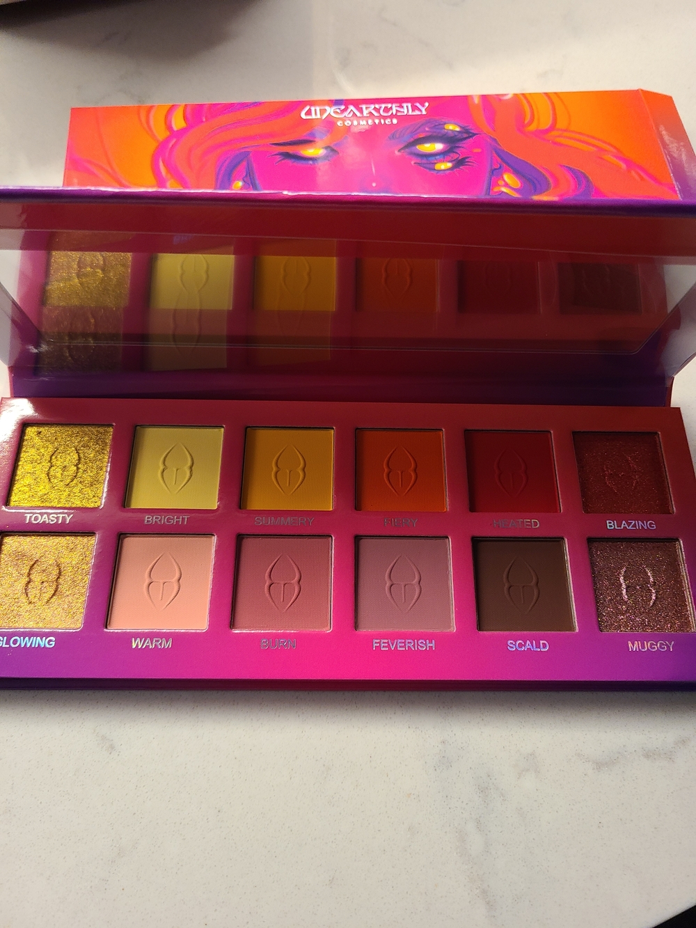 Unearthly Cosmetics High Temp Eyeshadow Palette